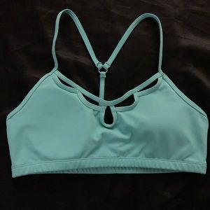 Full Tilt Baby Blue Sports Bra-Large